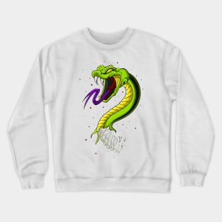 The great Japanese Snake 2 - Venomous creature - Illustration Crewneck Sweatshirt